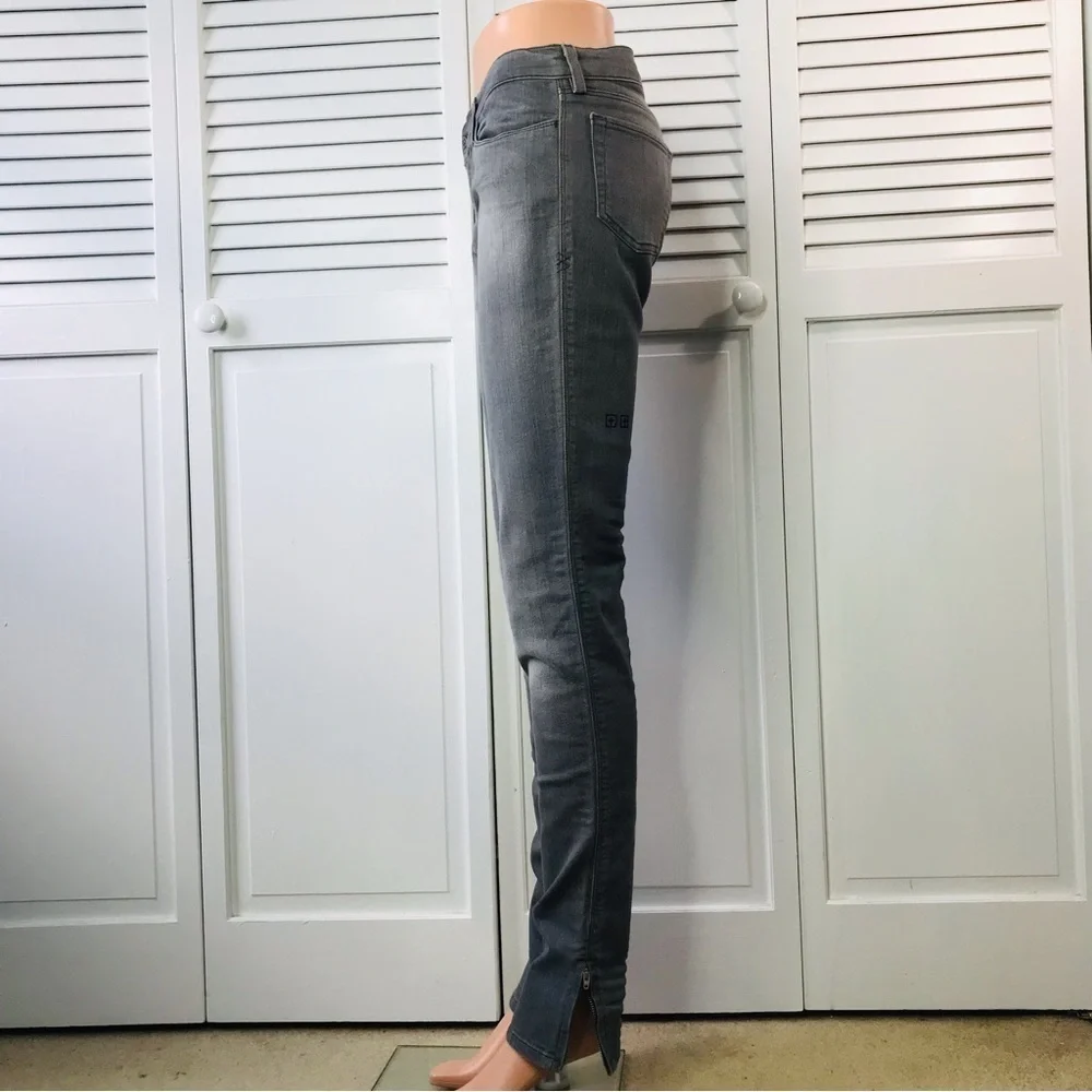 Price is firm New KSUBI Roadie Gray Super Skinny Zip Jeans Size 29